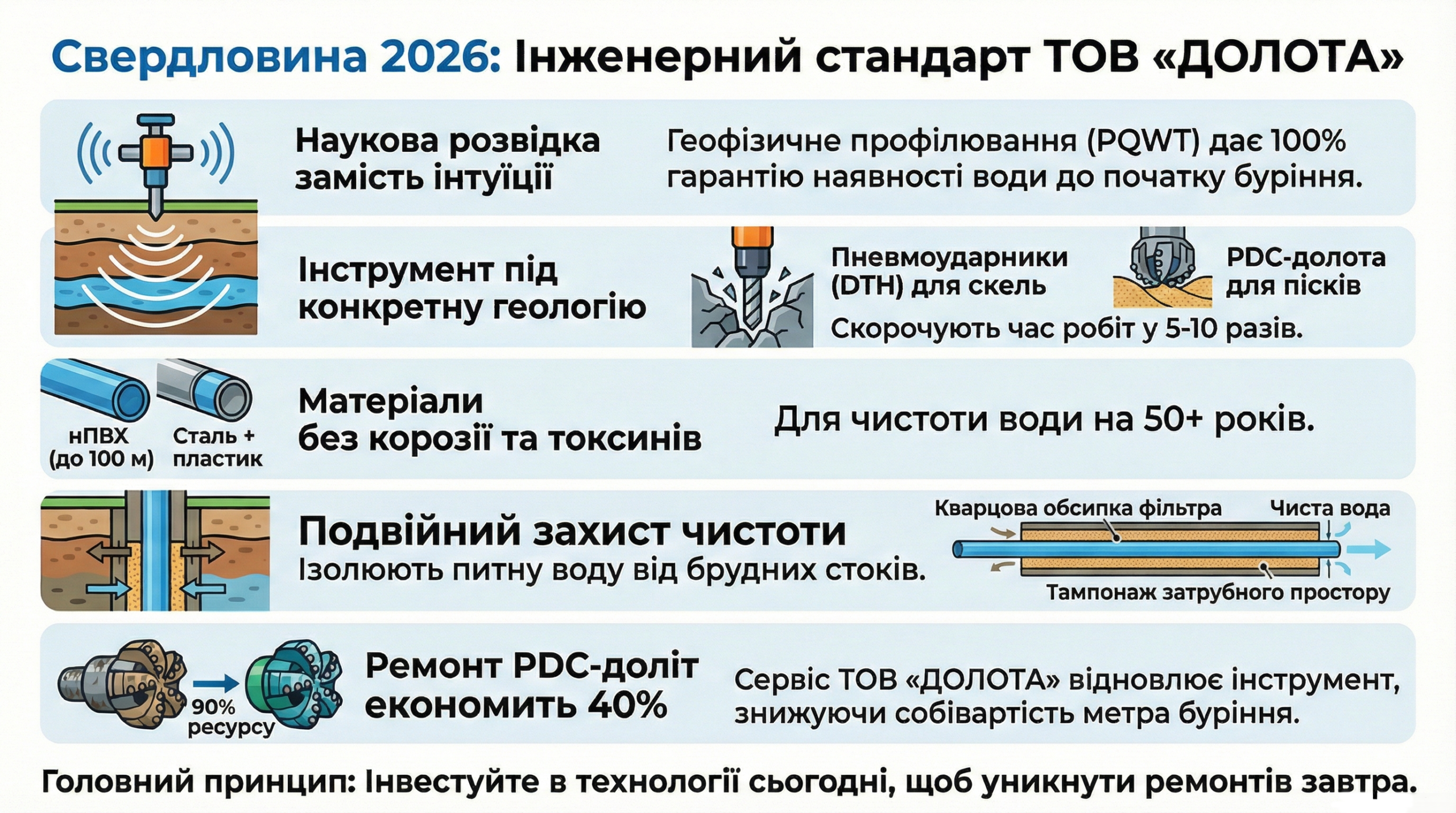 Свердловина на воду: Повний гайд з сучасного буріння та облаштування від ТОВ «ДОЛОТА»
