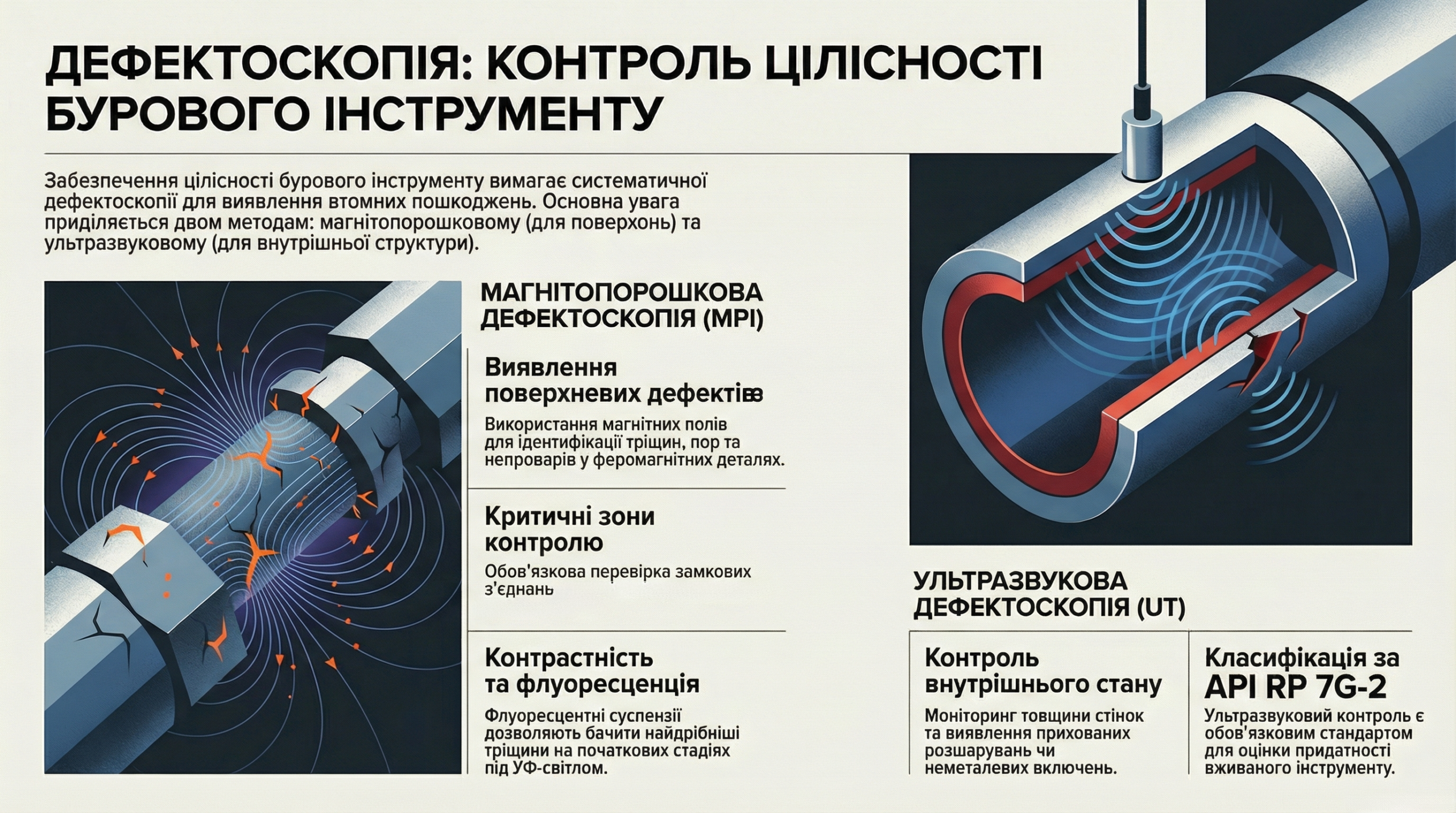 Сервіс та ремонт бурового інструменту